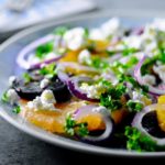 Bagt rødbedesalat med feta | www.juliekarla.dk