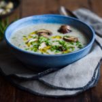 vegetarisk Champignonsuppe